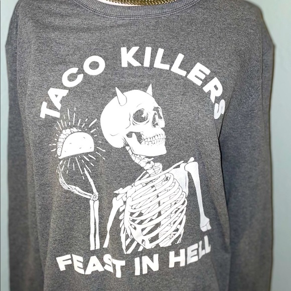 Taco feast sweatshirt size XL GUC - Picture 1 of 6